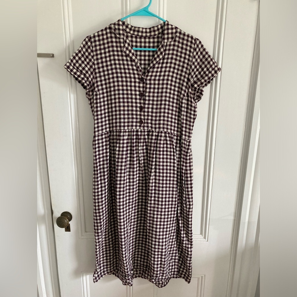 Pyne & Smith sample no 30 in plum check